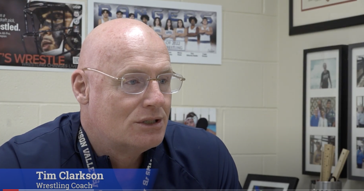 Wrestling coach Tim Clarkson was named the 5A Region IV Coach of the Year by his peers.